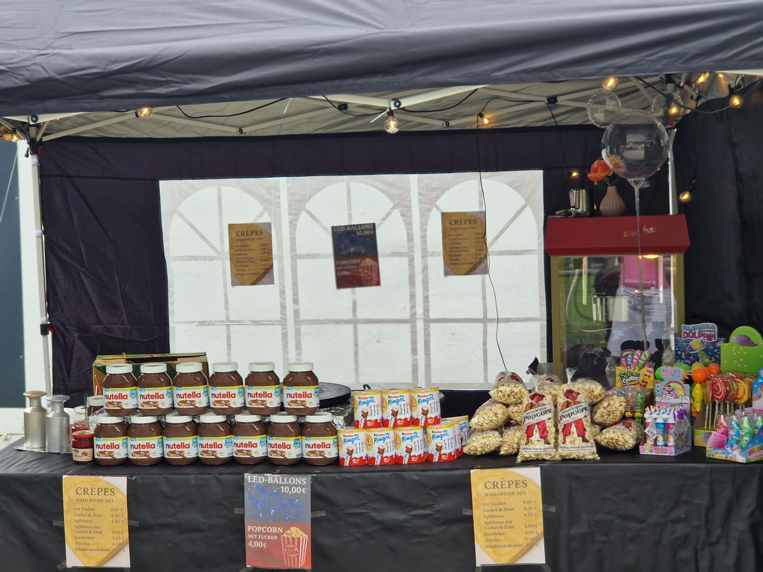 Leckereien am Stand